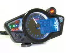 Спідометр Rx-1N Gp-Style з ABE KOSO NORTH AMERICA BA011210, Чорний