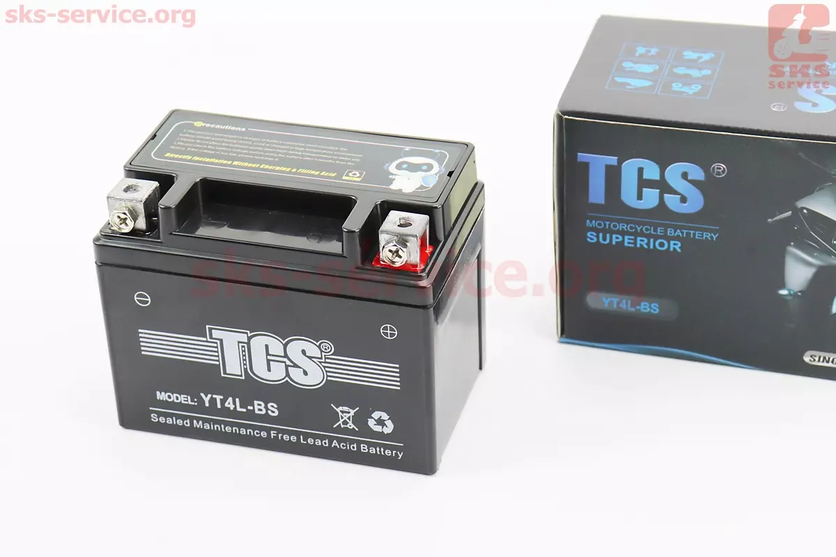 Акумулятор TCS YT4L-BS 12V4Ah