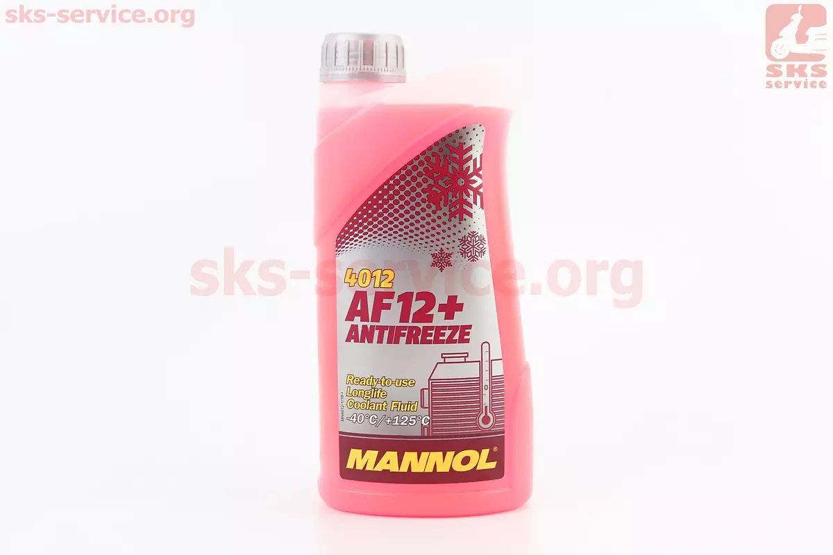 Рідина охолоджуюча MANNOL Антифриз AF12, -40°C 1л