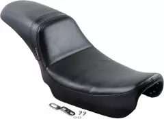 Сидіння Le Pera Daytona Daddy Long Legs 06‑17 FXD/ FXDWG/ FLD/ FXDB/ FXDC/ FXDF/ FXDL гладке (0803-0488), Чорний