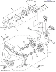 Фара в Сборе :: HEADLIGHT UNIT ASSY (5PS-84310-10-00)