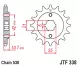 Зірка передня JT Sprockets JTF338.17