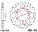 Зірка задня JT Sprockets JTR1478.43