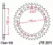 Зірка задня JT Sprockets JTR2011.42