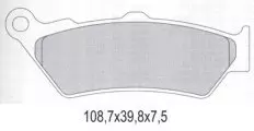 Колодки гальмівні дискові GALFER FD172G1370
