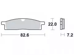 Колодки гальмівні дискові LUCAS MCB558SI