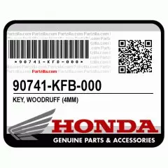 Шпонка KEY WOODRUFF 4MM (90741-KFB-000)