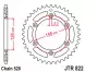 Зірка задня JT Sprockets JTR822.52