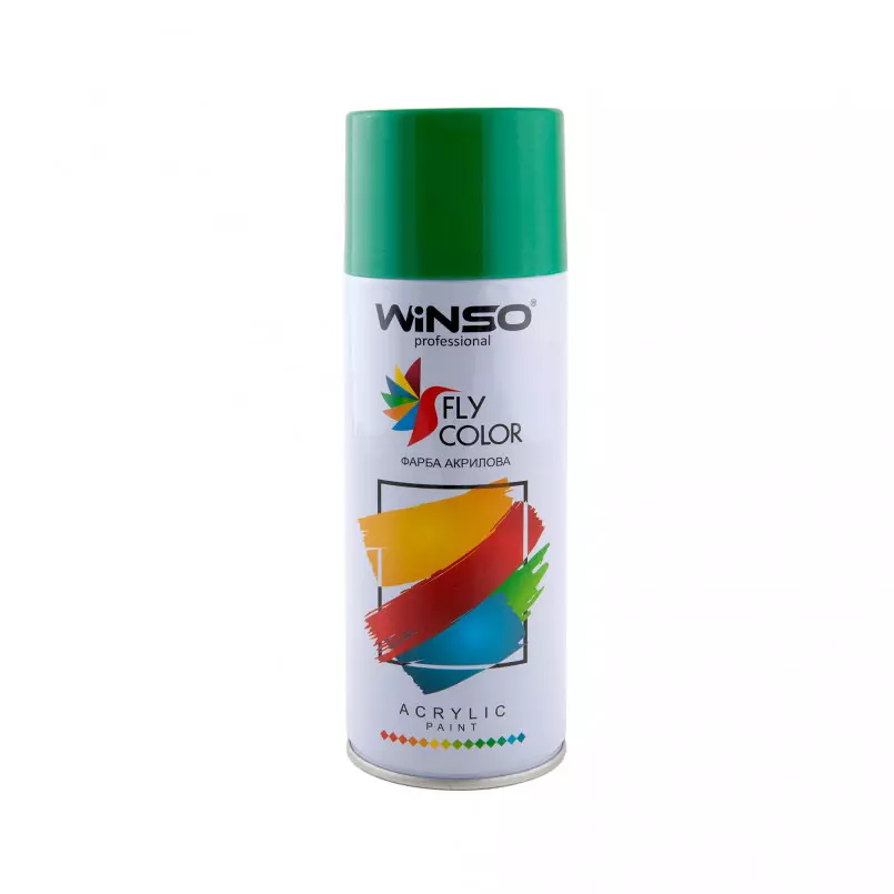Фарба Winso акрилова,Spray світло-зелений 450ml.