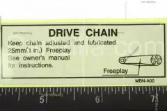 Наклейка DRIVE CHAIN (87507-MBN-A00)