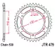 Зірка задня JT Sprockets JTR479.47