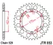 Зірка задня JT Sprockets JTR853.46