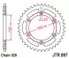 Зірка задня JT Sprockets JTR897.38