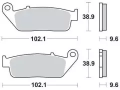 Колодки гальмівні дискові LUCAS MCB599SH