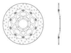 Диск гальмівний BREMBO 78B40890