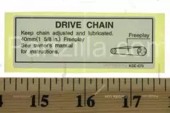 Наклейка DRIVE CHAIN (87507-KSE-670)