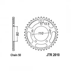 Зірка задня JT Sprockets JTR2010.43